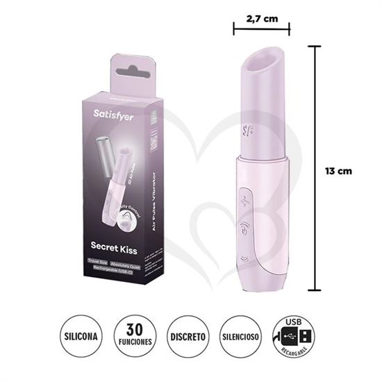 Secret Kiss - Estimulador de con Succión y Vibración